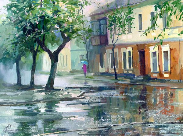 Картина «Летний дождик»