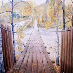 Картина Осенний мост