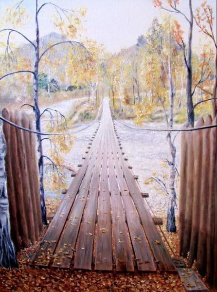 Картина Осенний мост