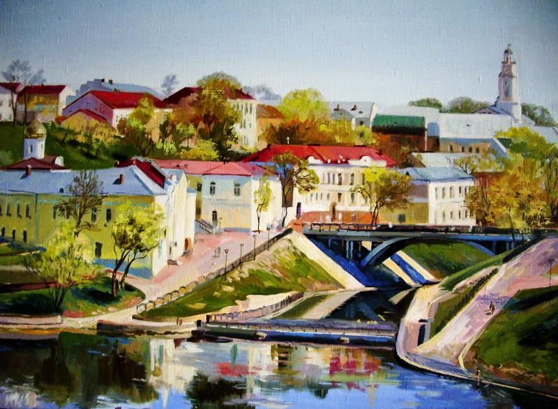 Картина Витебск, устье р.Витьба