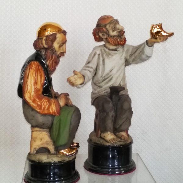 Скульптура "Равин и Молящийся" из серии "Жители штетла"