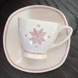 Чайная пара с белорусским орнаментом