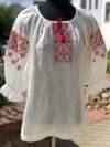 Блуза женская льняная вышиванка