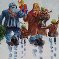 Картина "Рождественские каникулы"