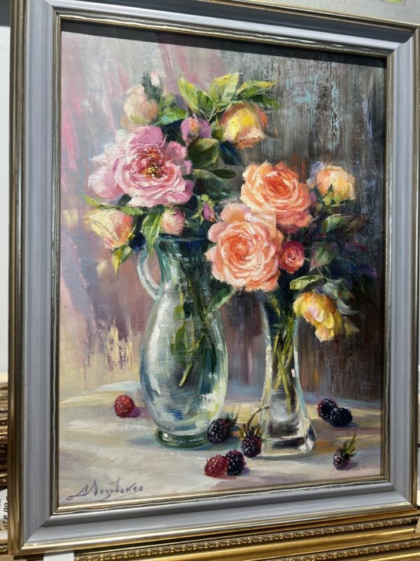 Картина "Натюрморт с розами"