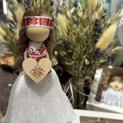 Кукла-белорусочка с пожеланием